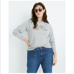 Madewell Love to All Crewneck Sweatshirt size M
